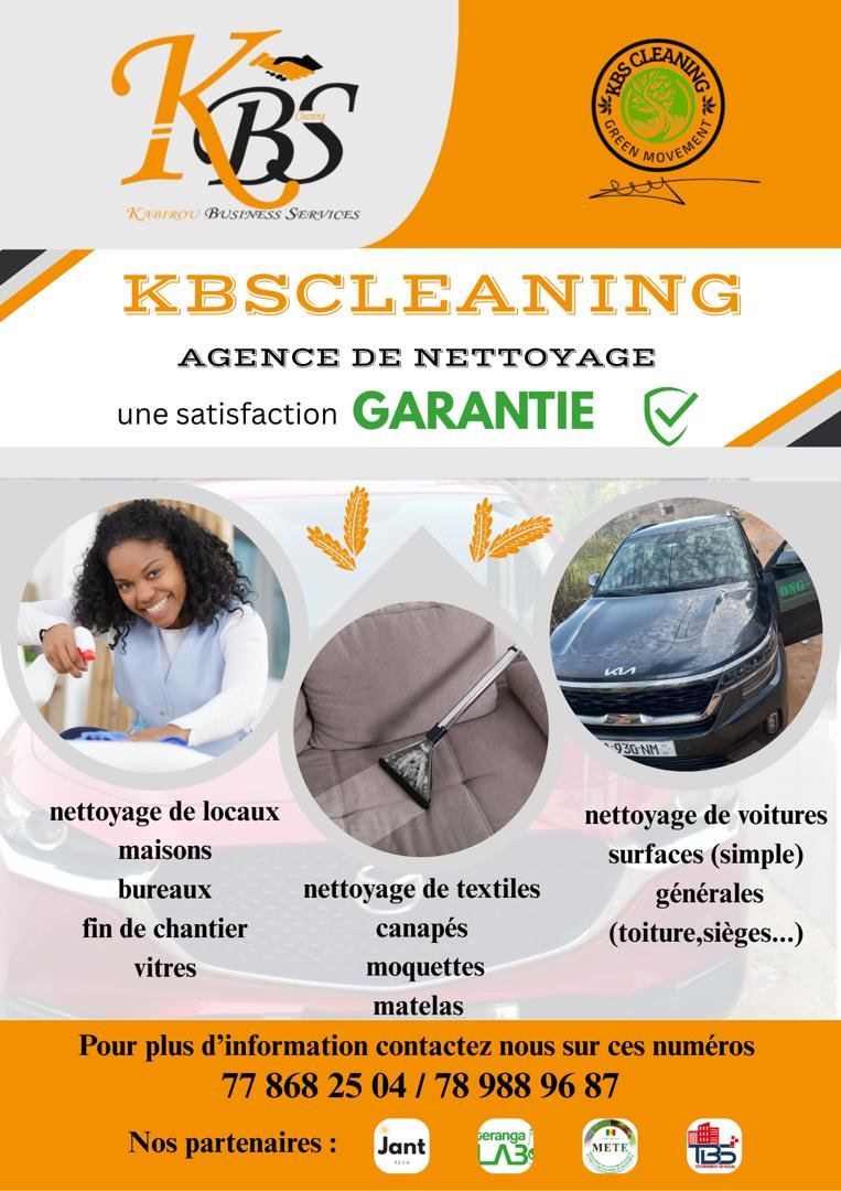 Affiche KBS Cleaning